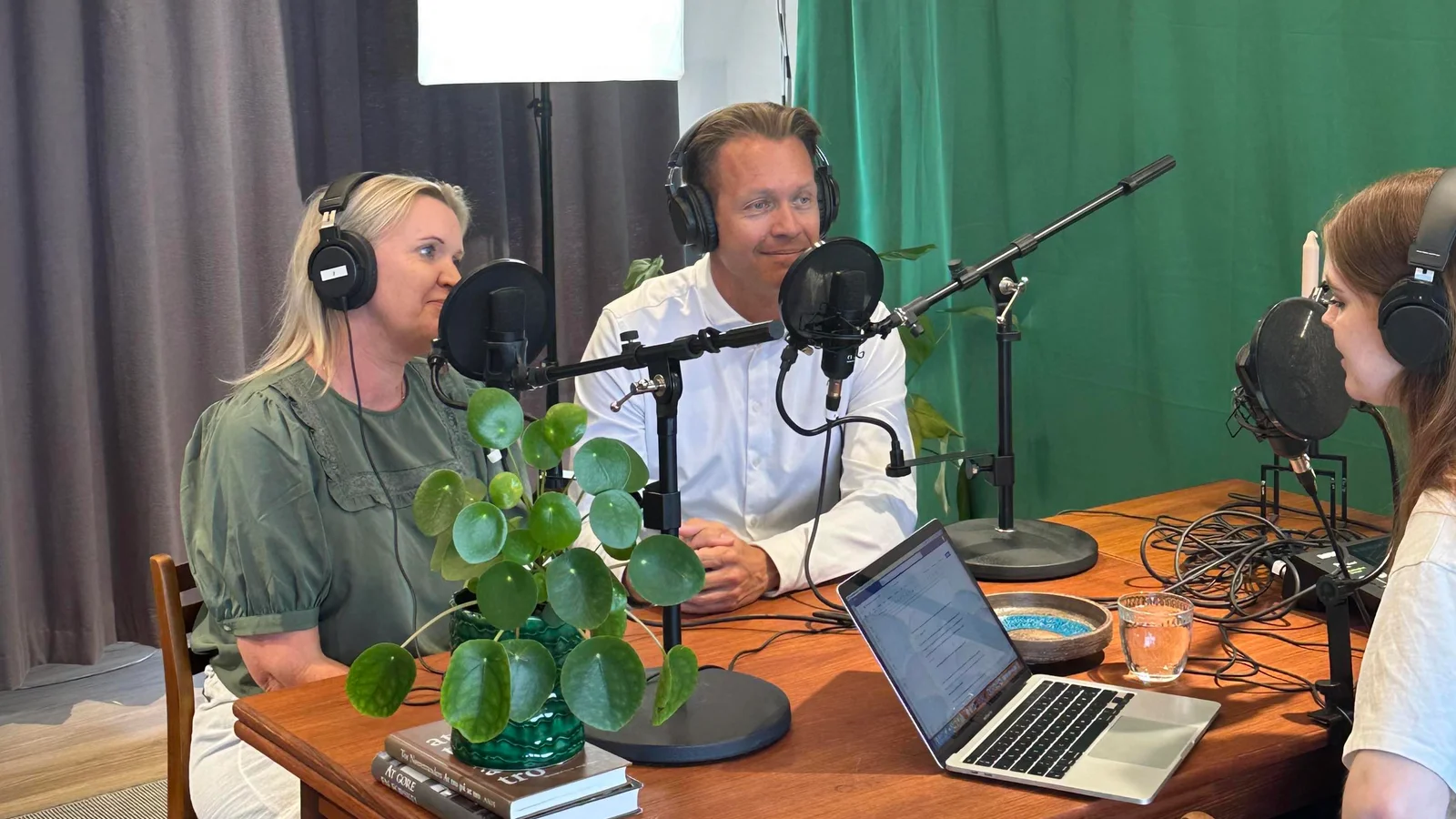 Nyt podcastafsnit: Byens ejendomsmæglerpar fandt hinanden og jobbet ved en tilfældighed