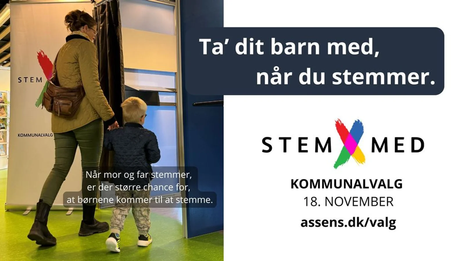 Stem med en forælder og få fri den første time