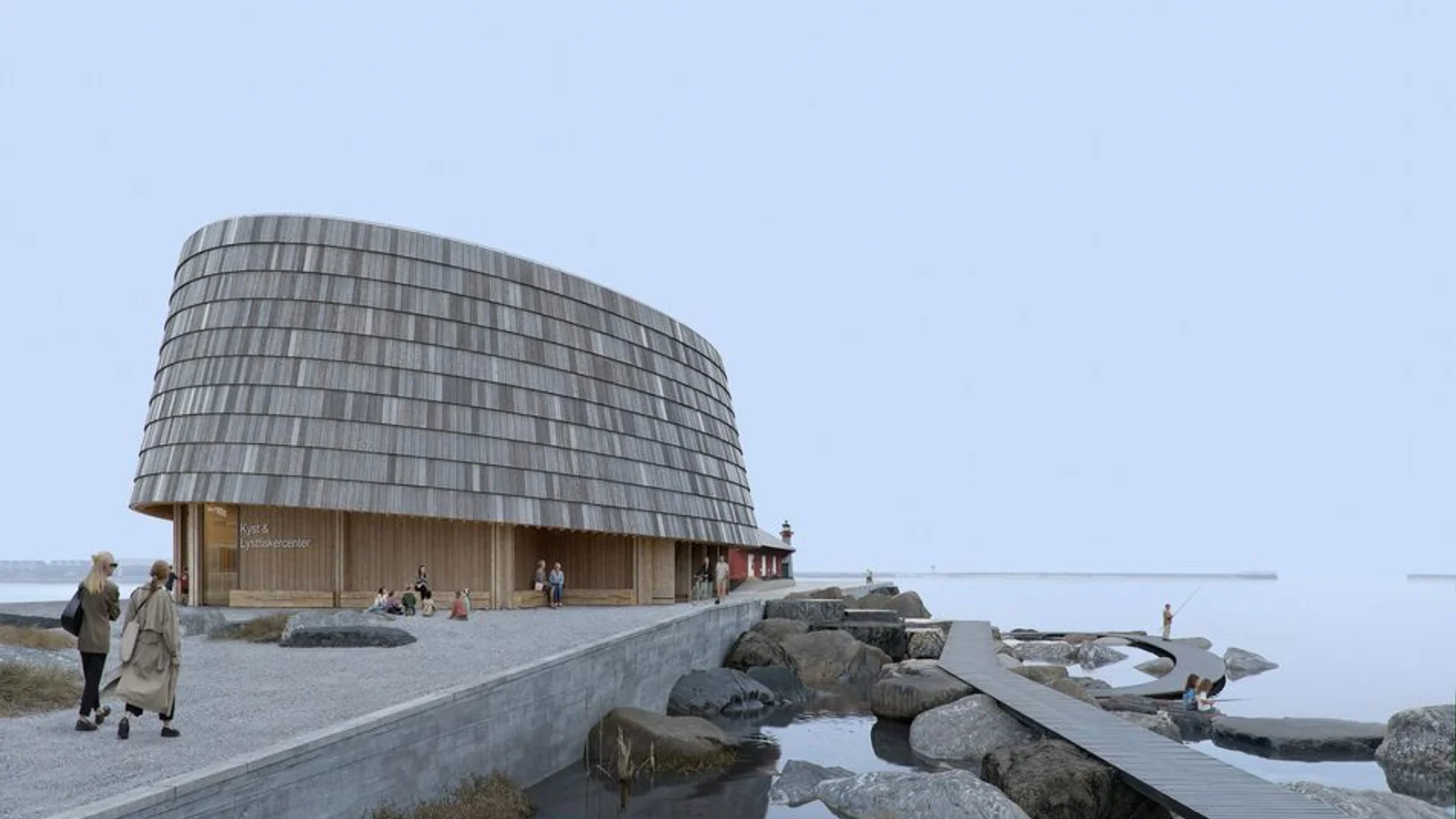 Sådan kommer det nye Kyst- og Lystfiskercenter til at se ud