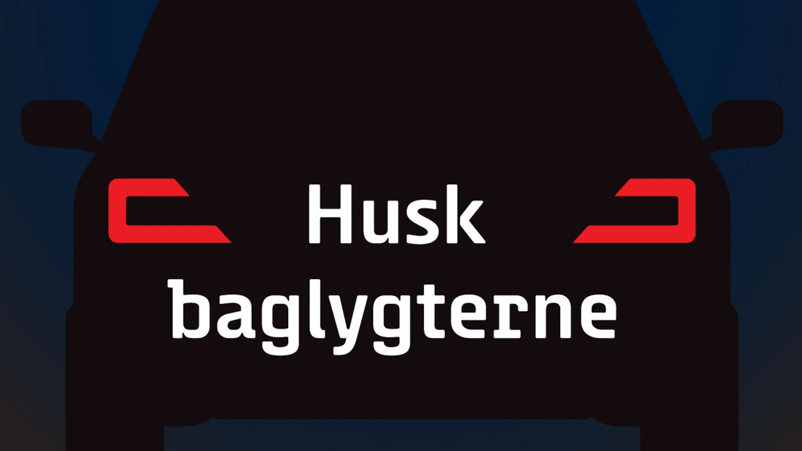 Klassisk fejl i mørket: Slukkede lygter
