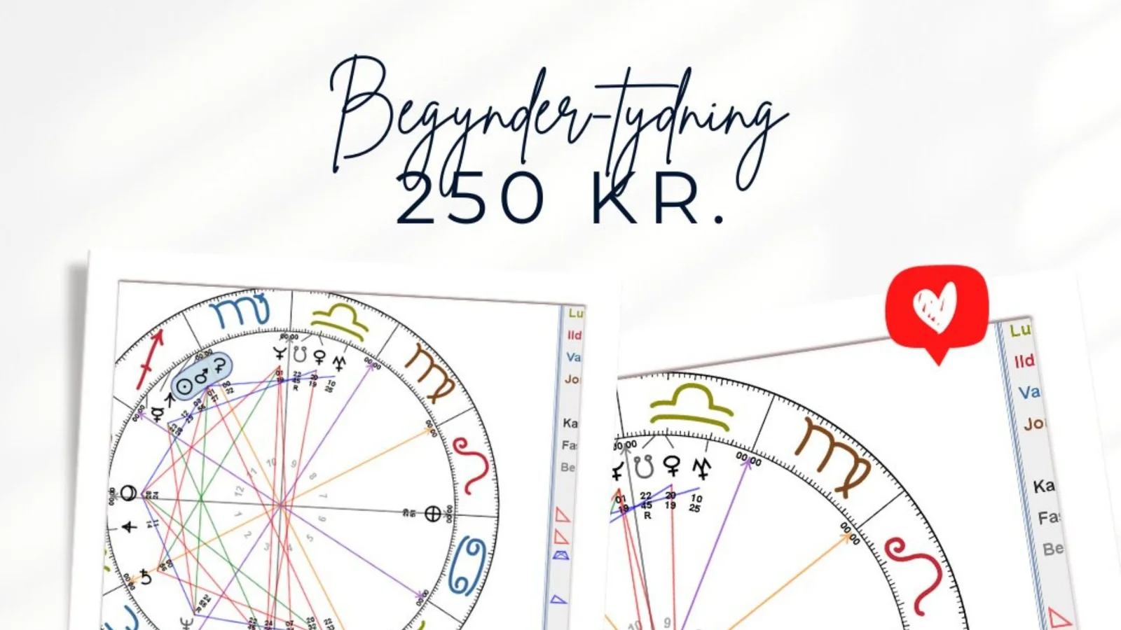 Få en horoskoptydning til nedsat pris i hele januar hos Mengs Univers