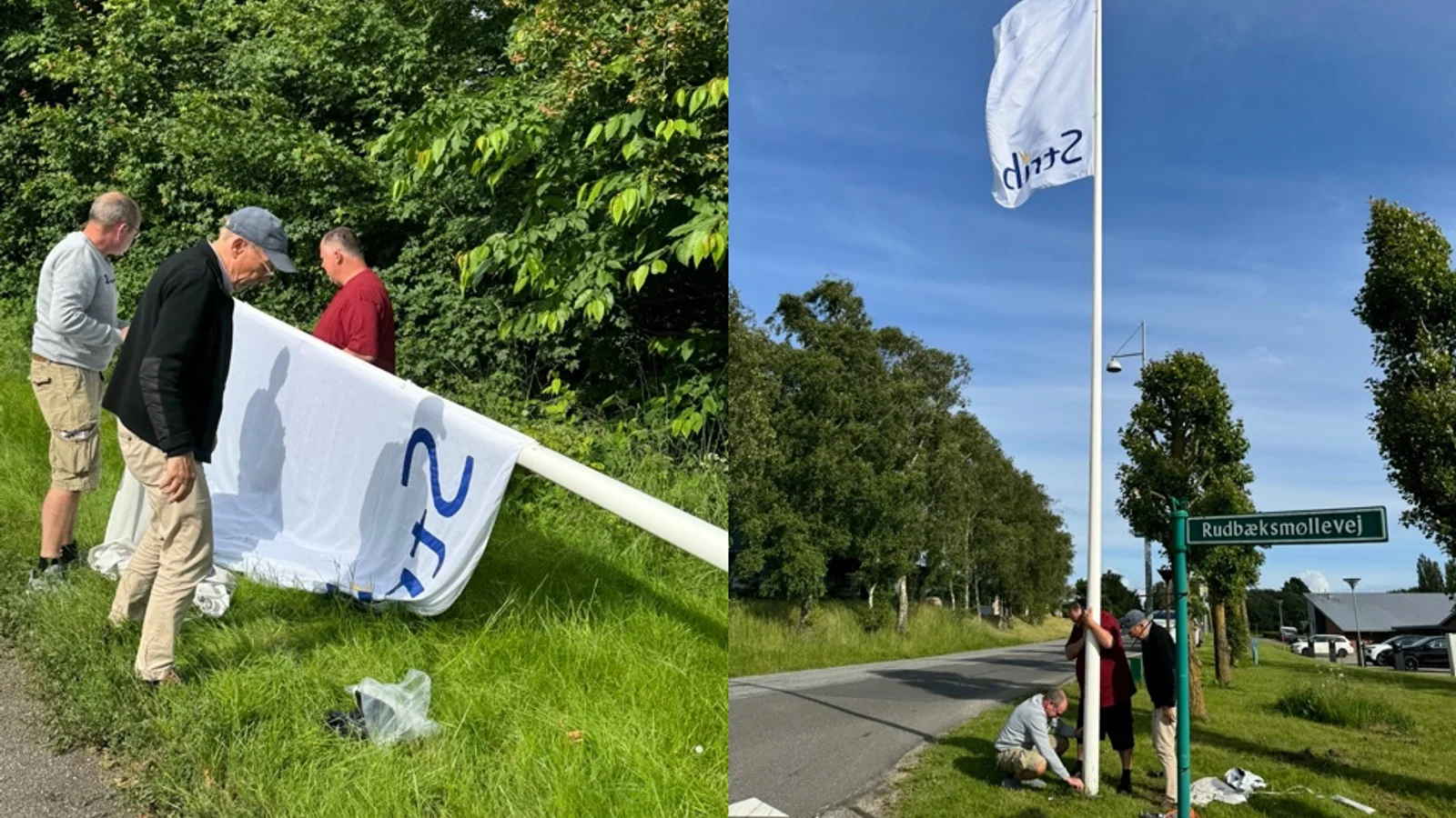 Strib har fået nye flag