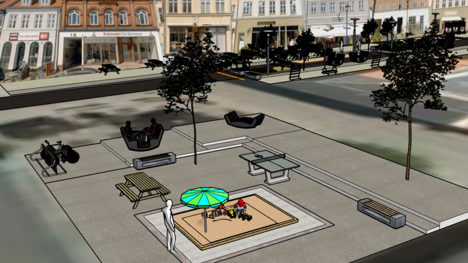 Sådan kommer Assens by til at se ud til sommer