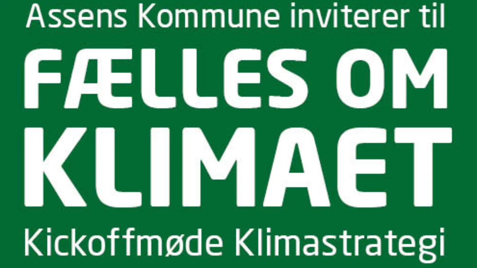 Vær med til at sætte kursen for den nye klimastrategi