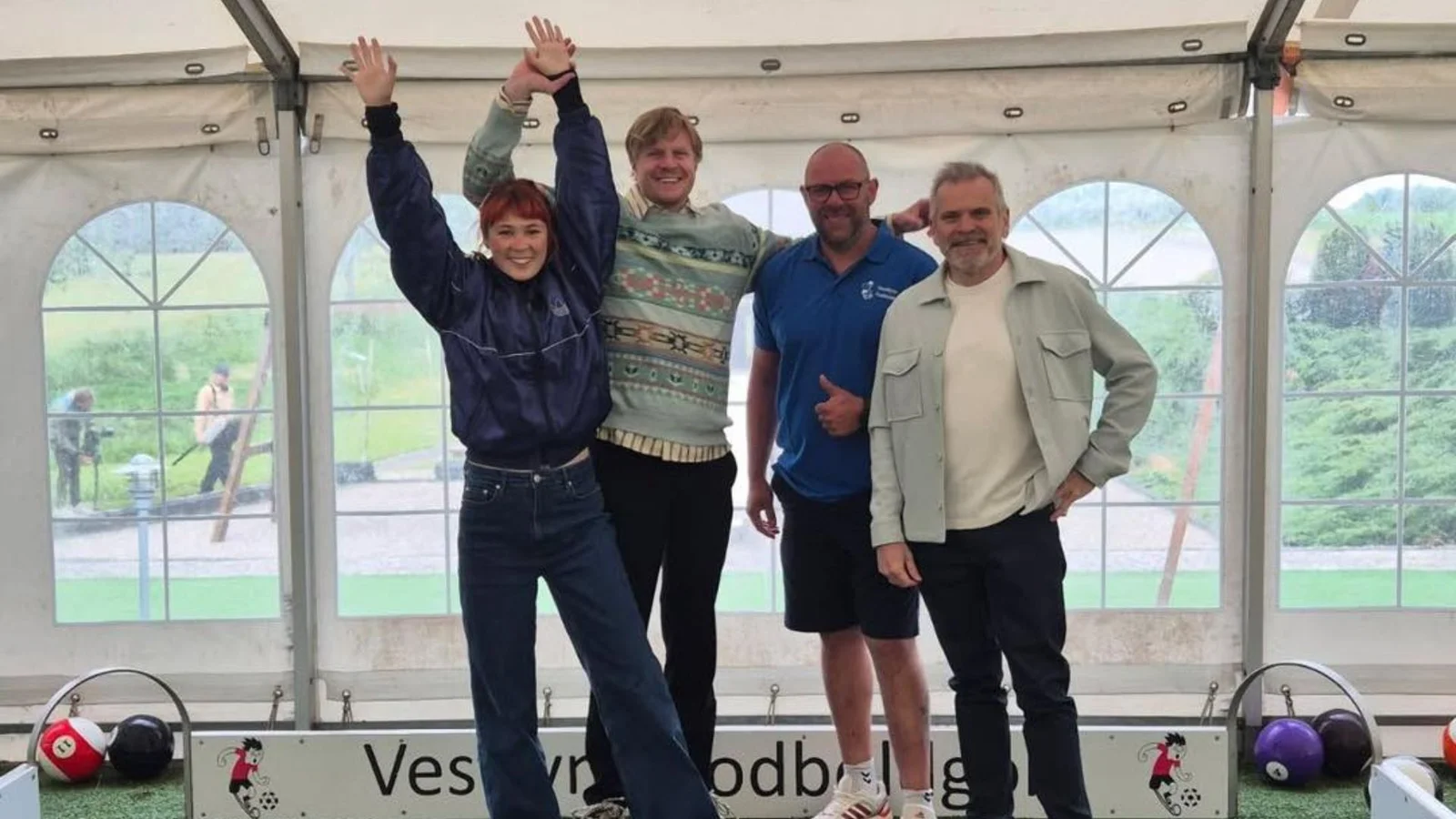 Vestfyns Fodboldgolf fik "sjovt" besøg og skal medvirke i TV2-program