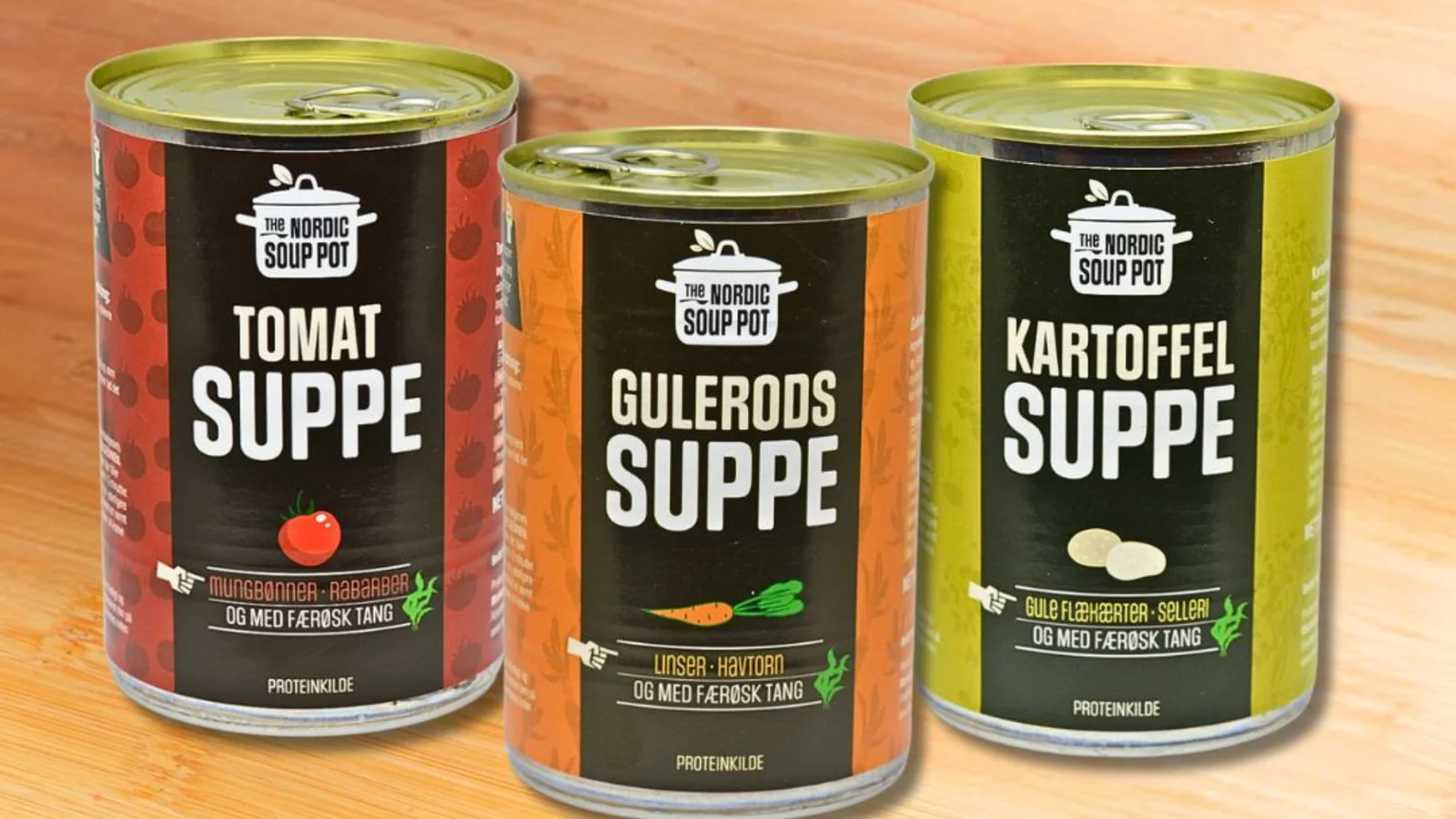 Munkebo Seafood relancerer deres veganske supper med et strejf af havet