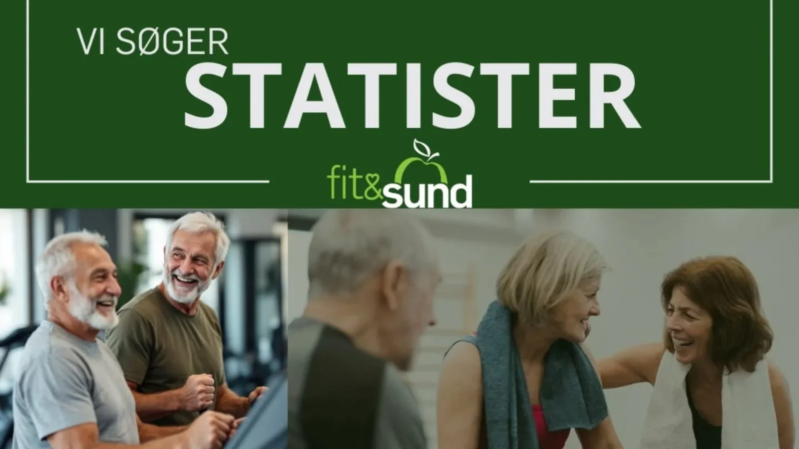 Fit&Sund Nyborg søger statister til nyt reklamemateriale