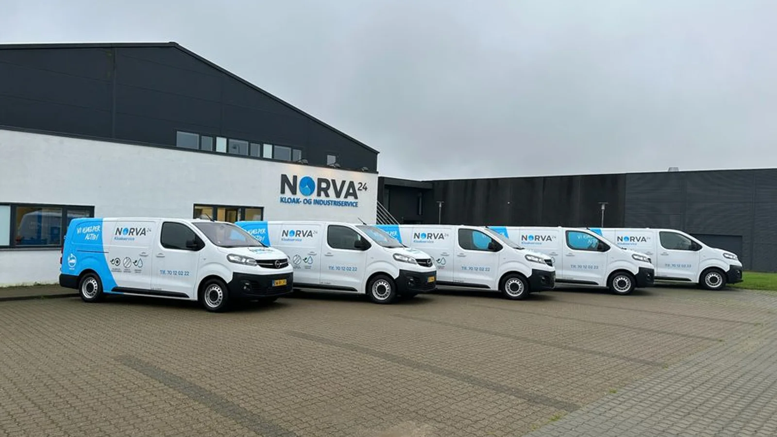 Grønnere fremtid for vand, kloak og afløb: Norva24 Danmark introducerer nye specialdesignede elbiler