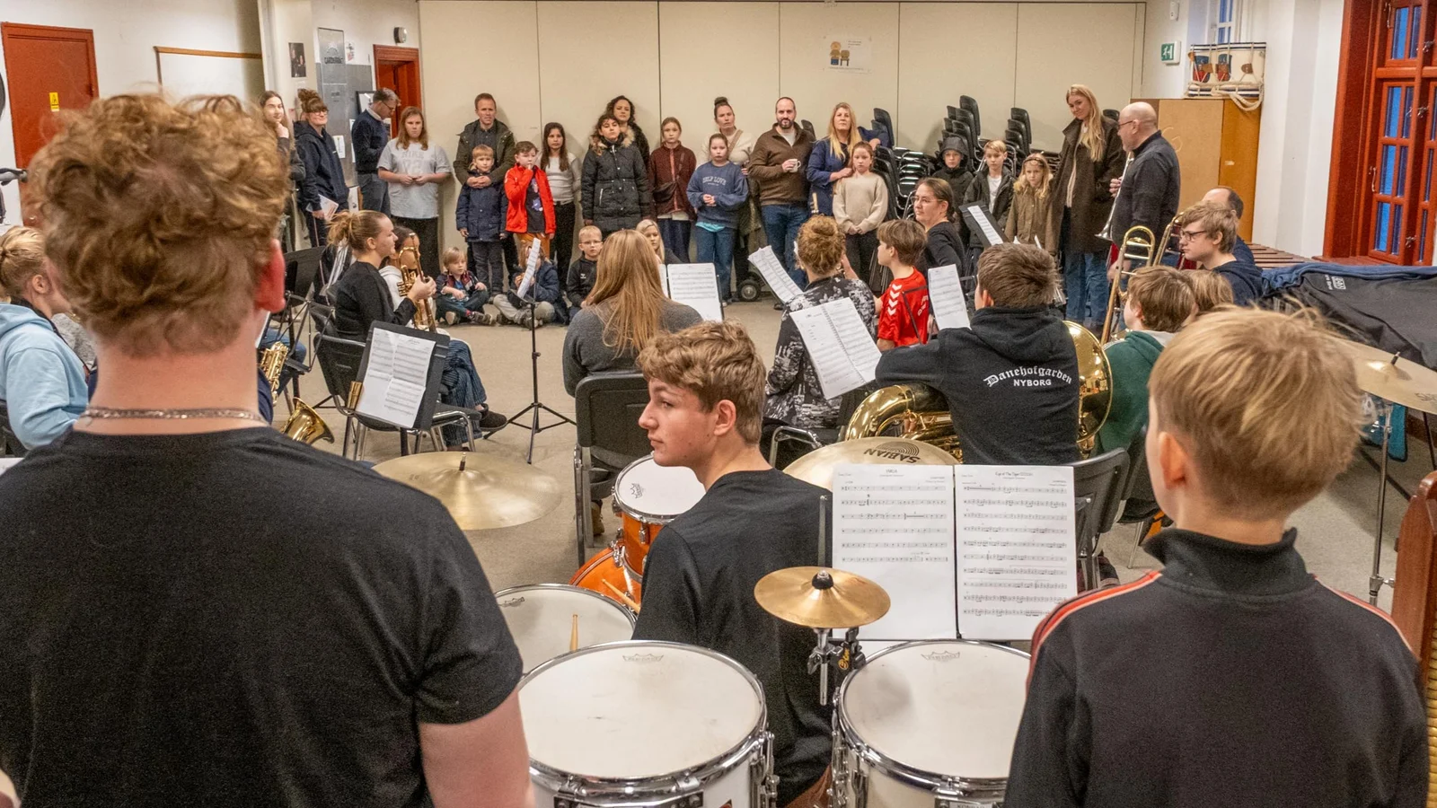 Åbent hus hos Danehofgarden samlede musikglade børn i Nyborg