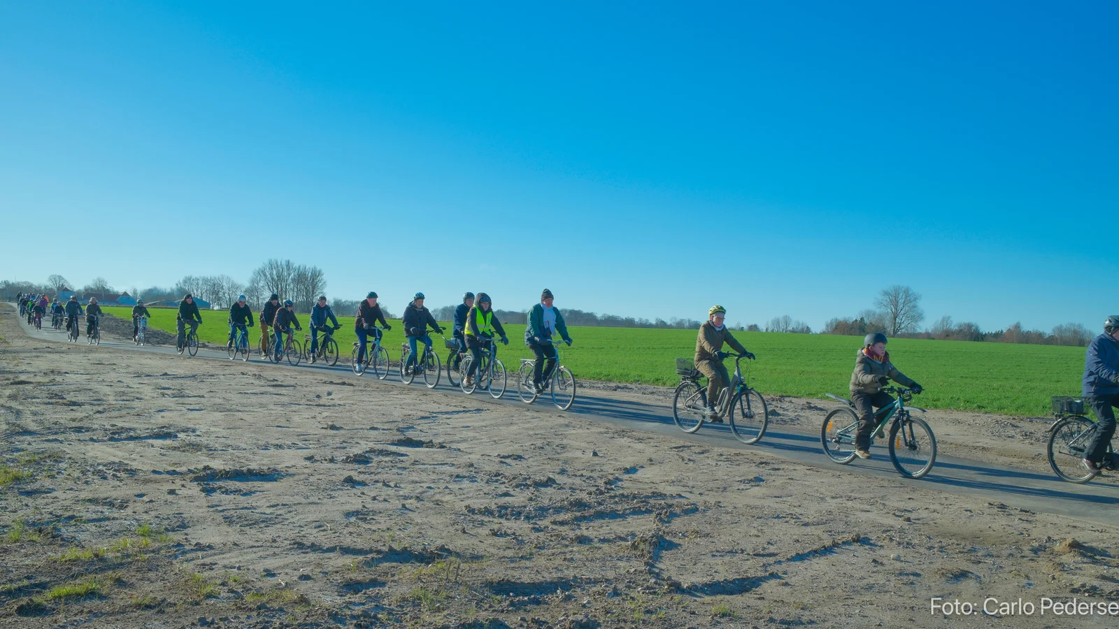 Ny cykelsti indviet mellem Flødstrup og Revninge