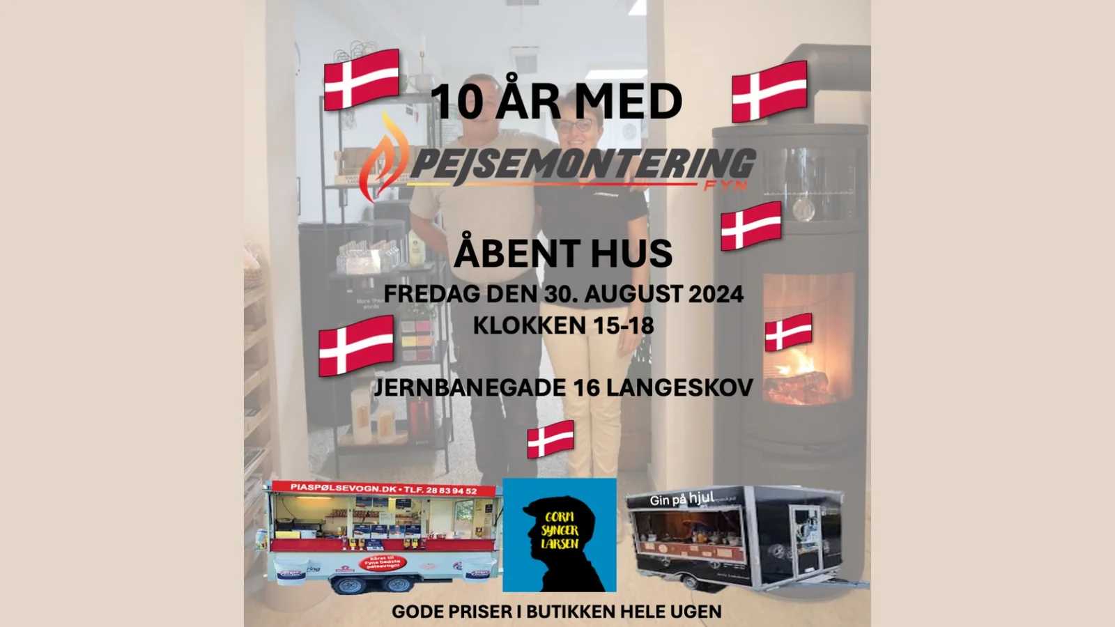 Pejsemontering Fyn har 10 års jubilæum