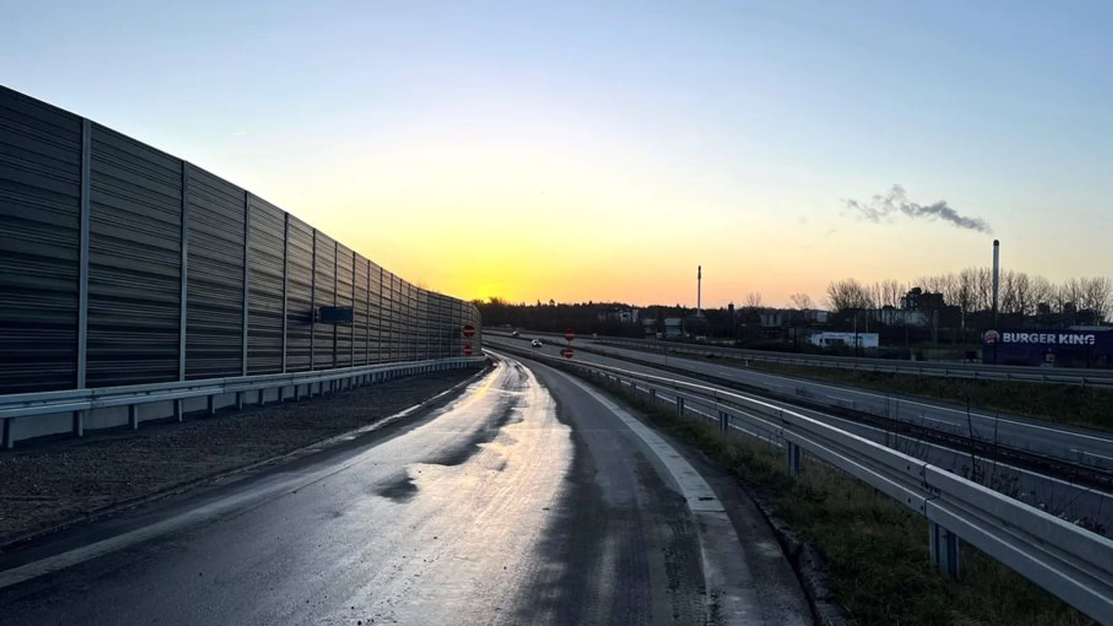 Rampen ved afkørsel 45, Nyborg Ø, er åben igen