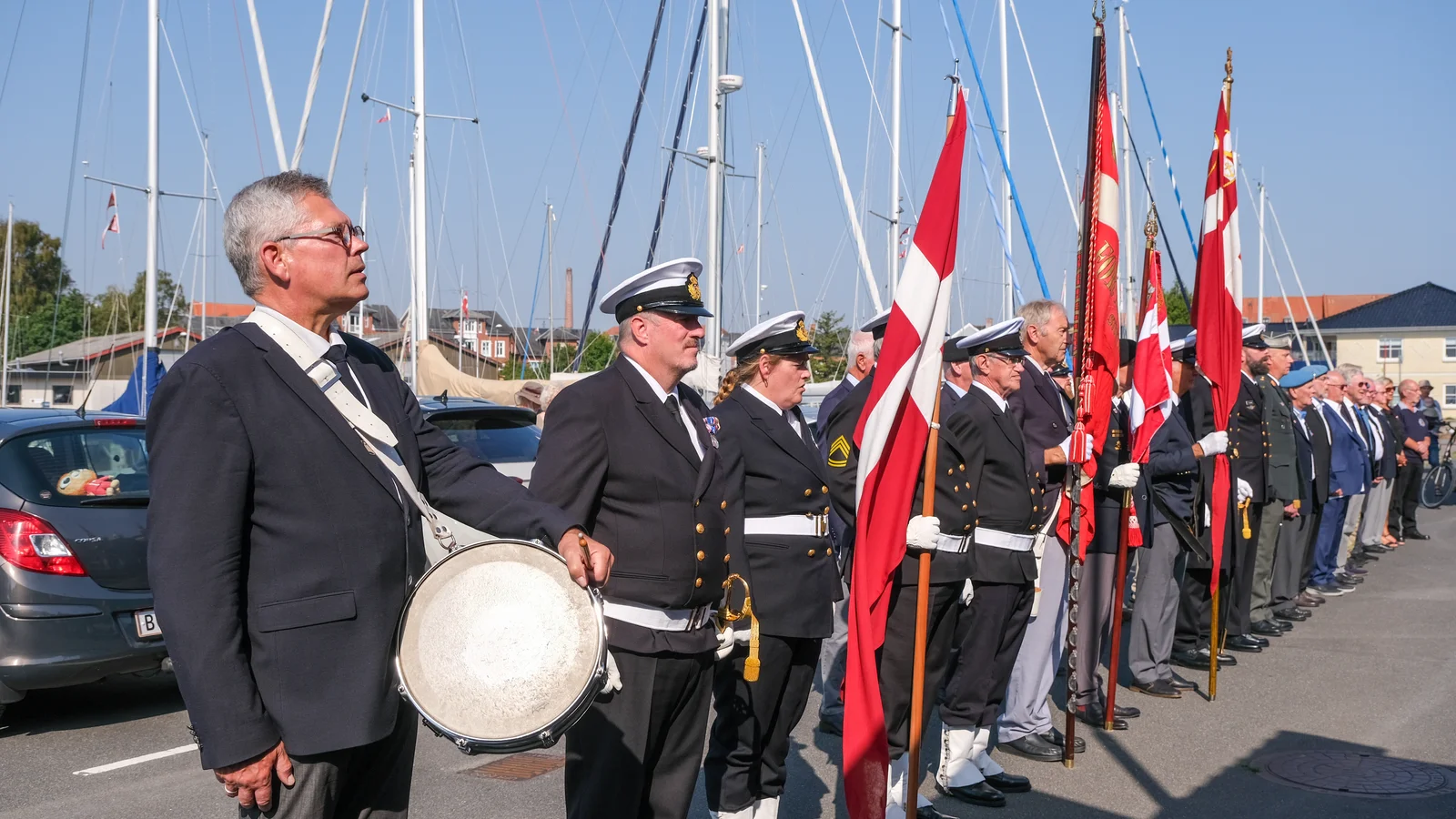 Flagdag i Nyborg hyldede Danmarks udsendte
