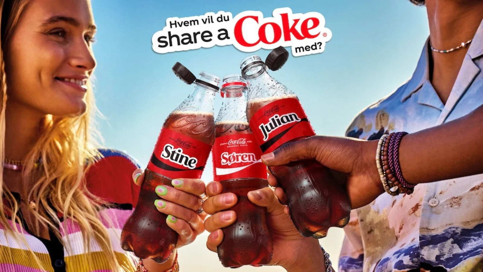 Share a Coke-trucken kommer til Fyn - hvem skal du dele din Coca-Cola med?