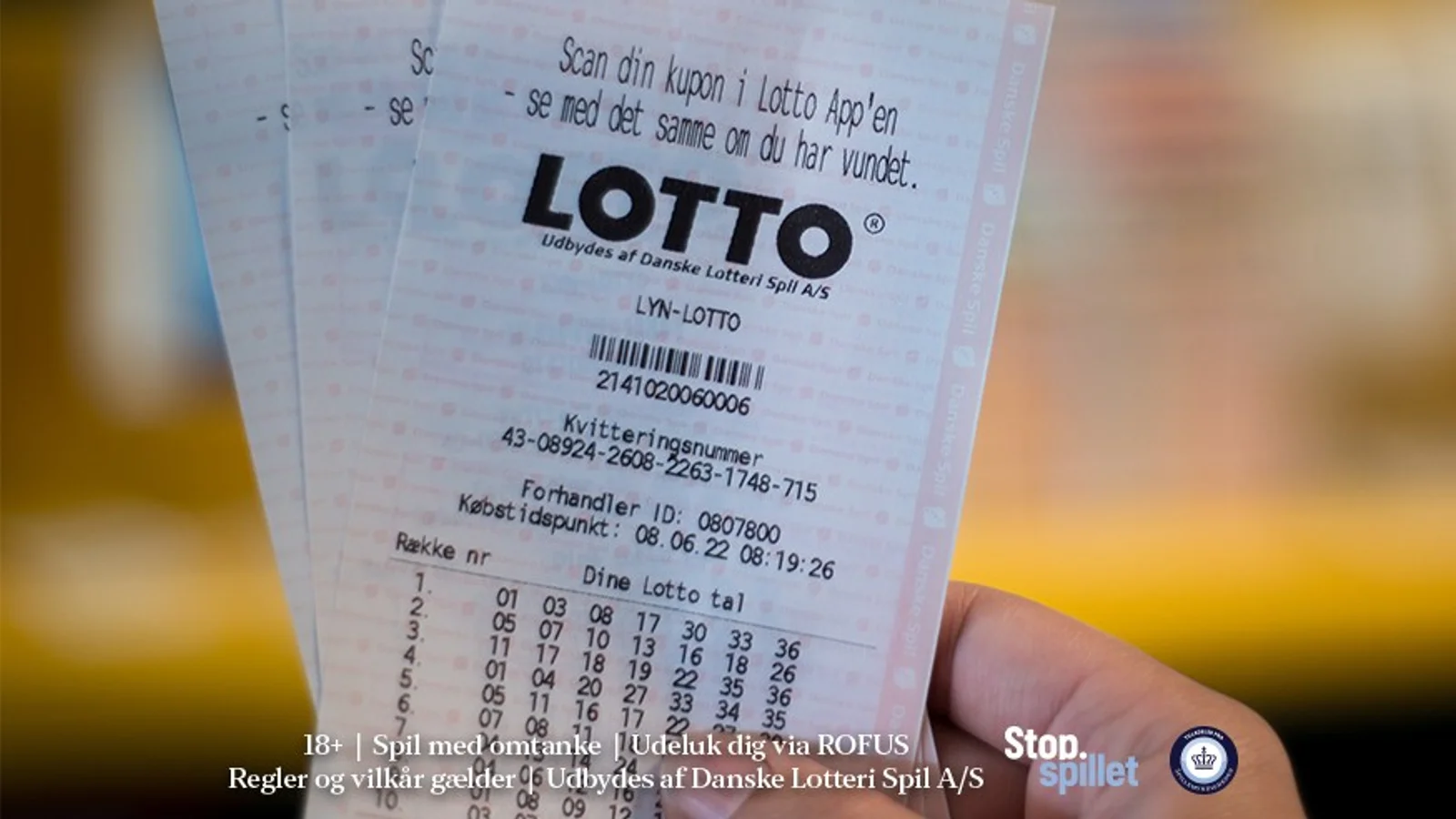 Dansker rammer plet: Vinder 8.000.000 skattefrie kroner i Lotto