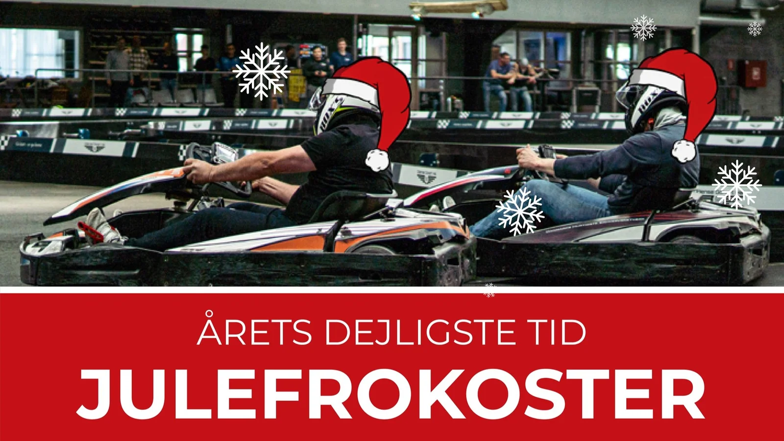 Julefrokost med fart på hos Odense Gokart Hal