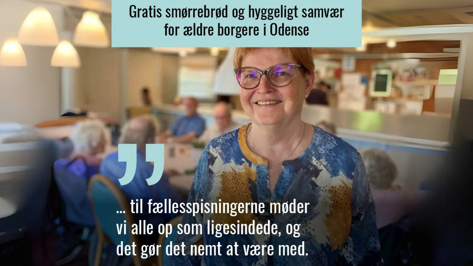 Gratis fællesspisning for ældre i Odense