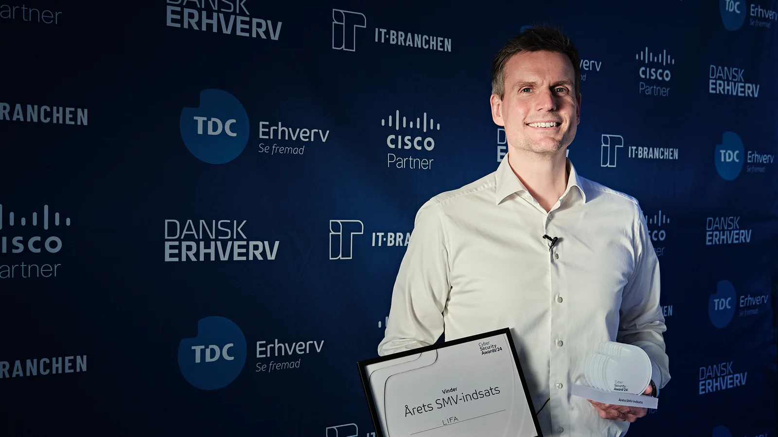 Vinderne af Danmarks første cybersikkerhedsawards er fundet: LIFA fra Odense vinder Årets SMV-indsats