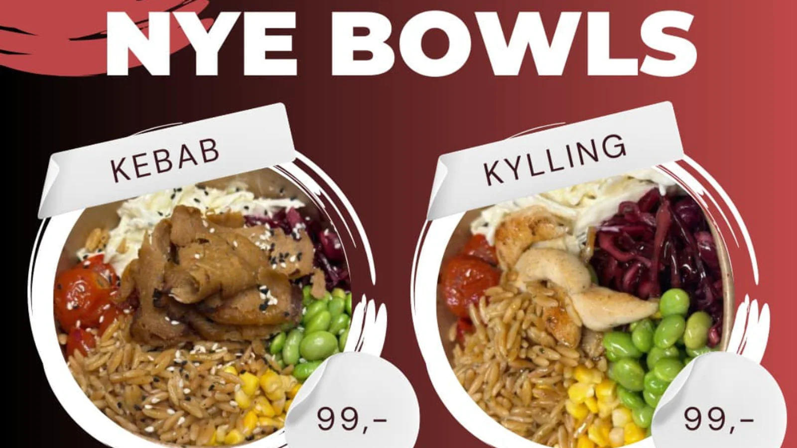 Nu kan du også finde bowls på menukortet hos Korup Steakhouse