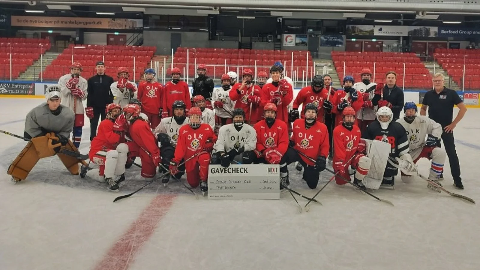 Odense Ishockey Klub vinder sponsorat på 20.000 kroner