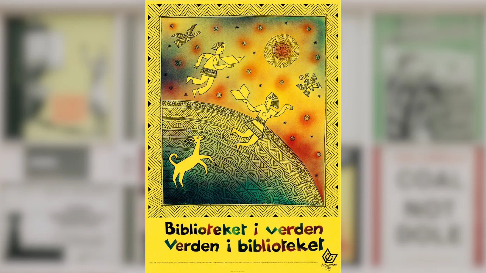 Biblioteket på plakaten: Ny plakatkunstudstilling på Syddansk Universitetsbibliotek