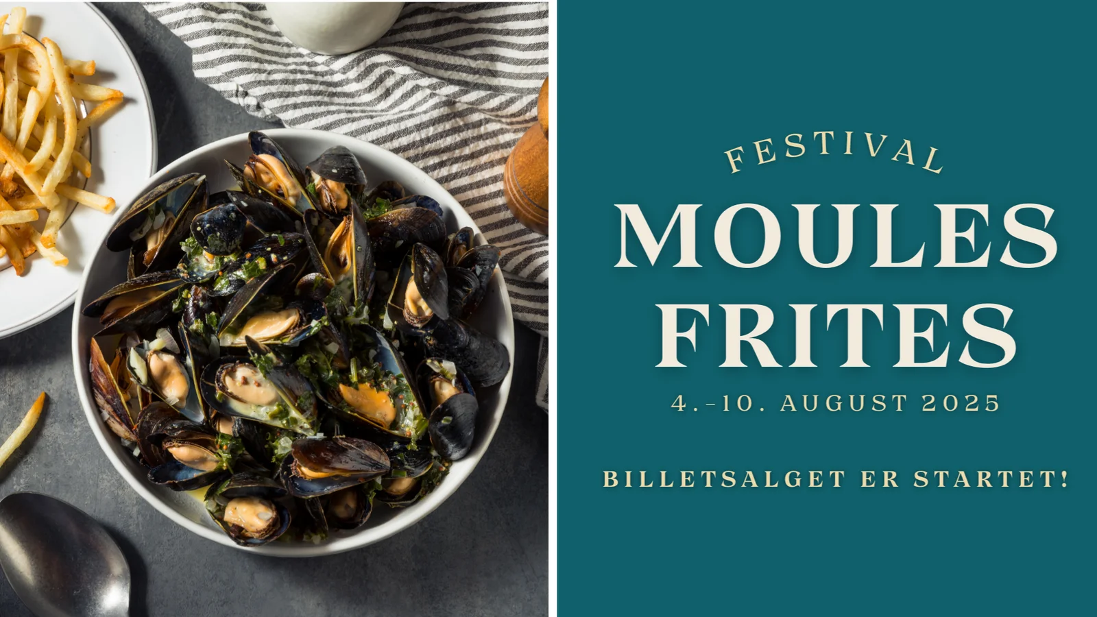 Årets Moules Frites Festival er startet