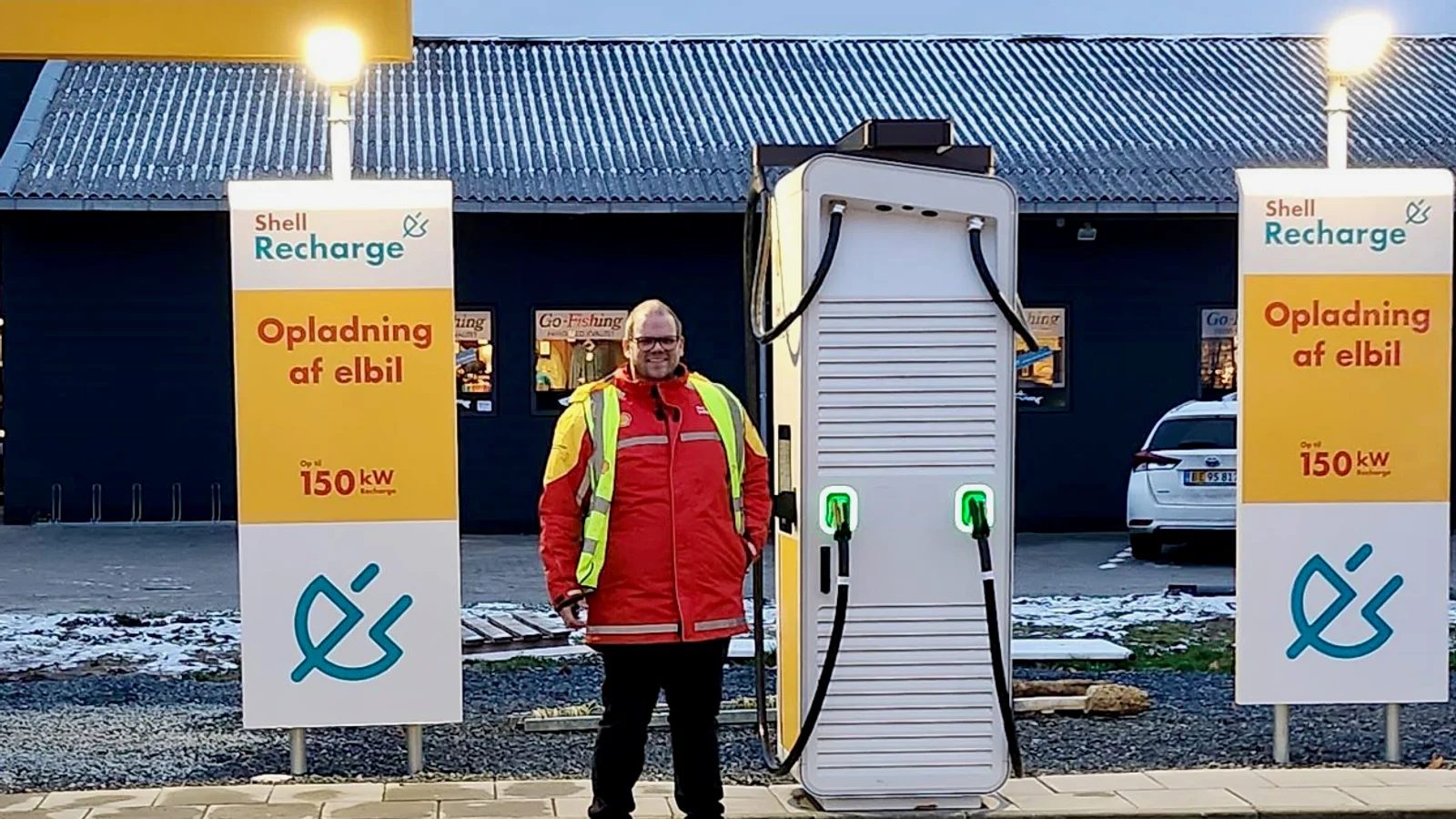 Shell på Dalumvej klar med lynladning