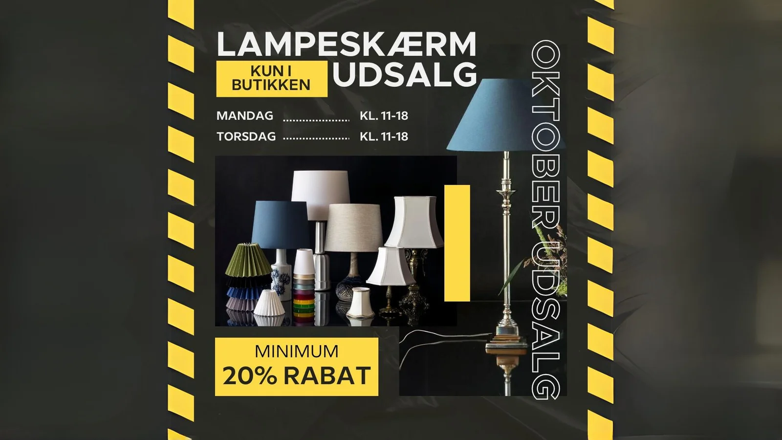 Lampeskærmsudsalg hos DPH Trading