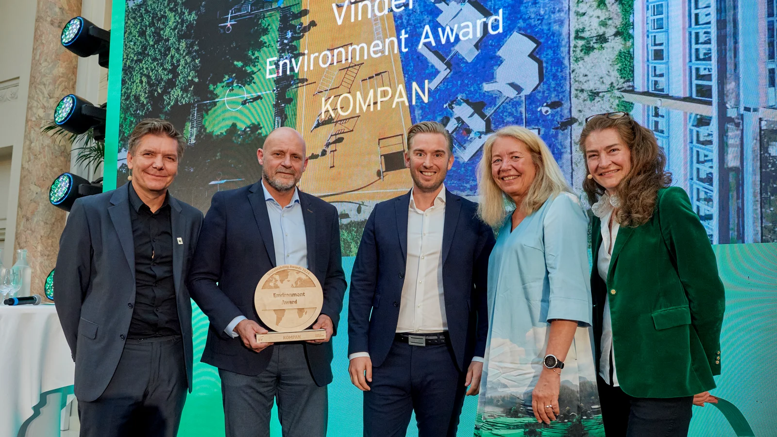 Dansk Erhverv og EY-pris blåstempler KOMPAN’s grønne arbejde