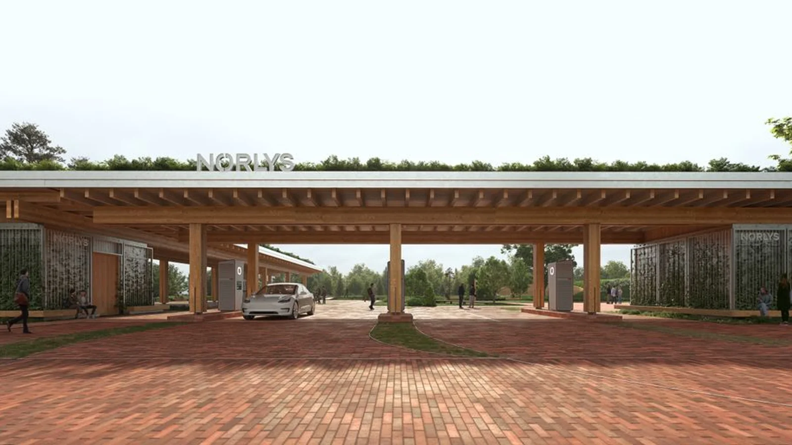 Norlys indvier første ladepark - de næste 14 er allerede på vej
