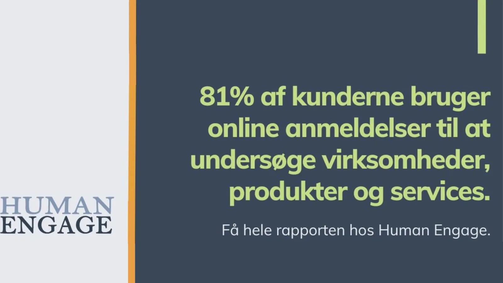Skræmmer dårlige anmeldelser jeres kunder væk? Lad Human Engage hjælpe jer