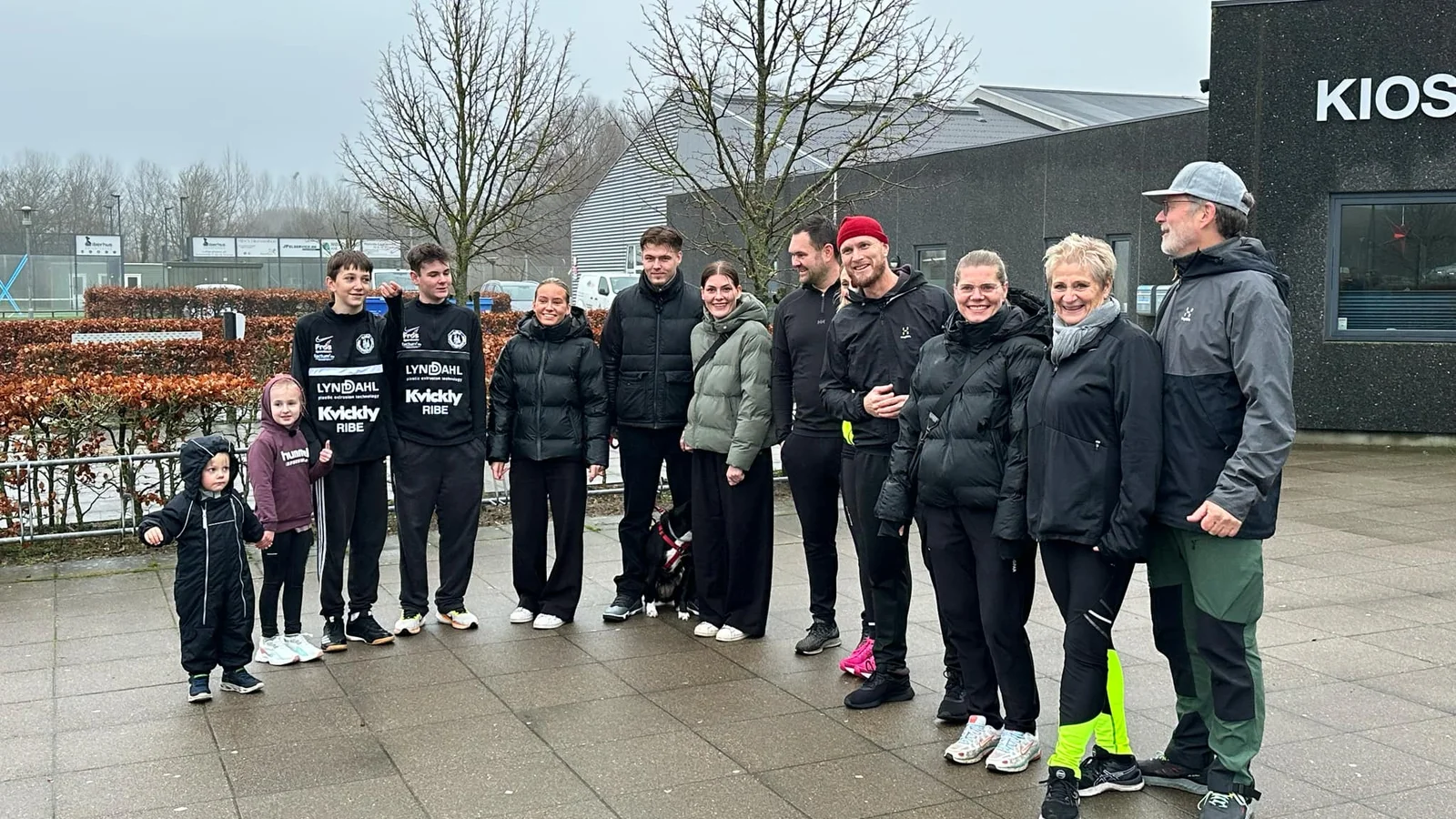Familie i fire generationer stiller op til Royal Run i Ribe - træningen er i gang