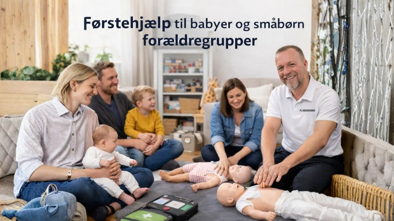 Førstehjælpskursus til forældre med babyer og småbørn
