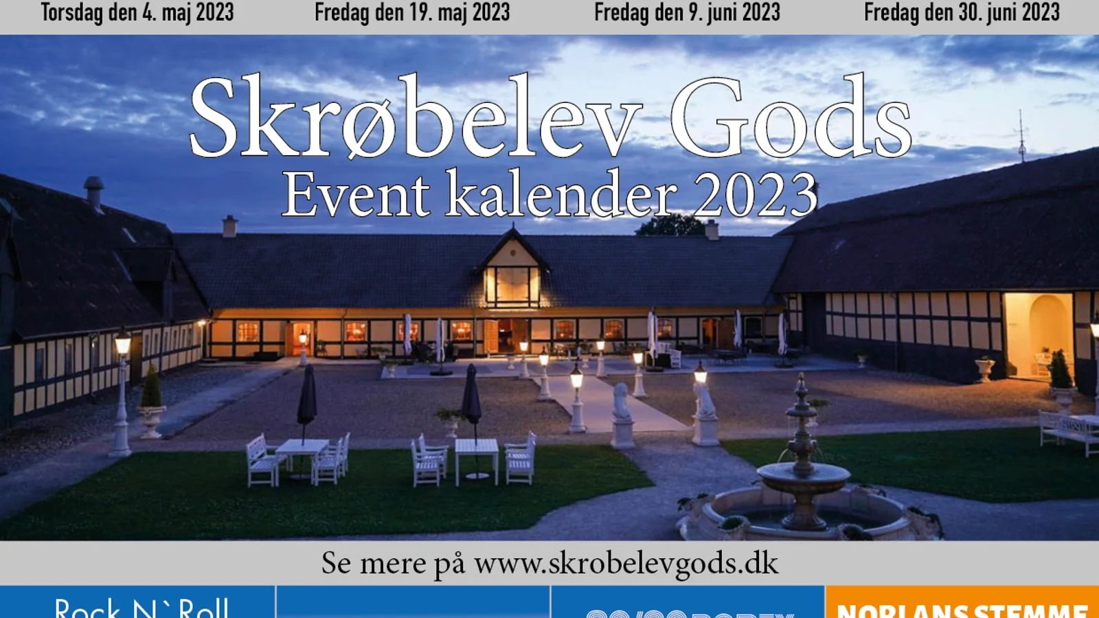 Musicbooking og Skrøbelev Gods åbner op for en stor musiksommer