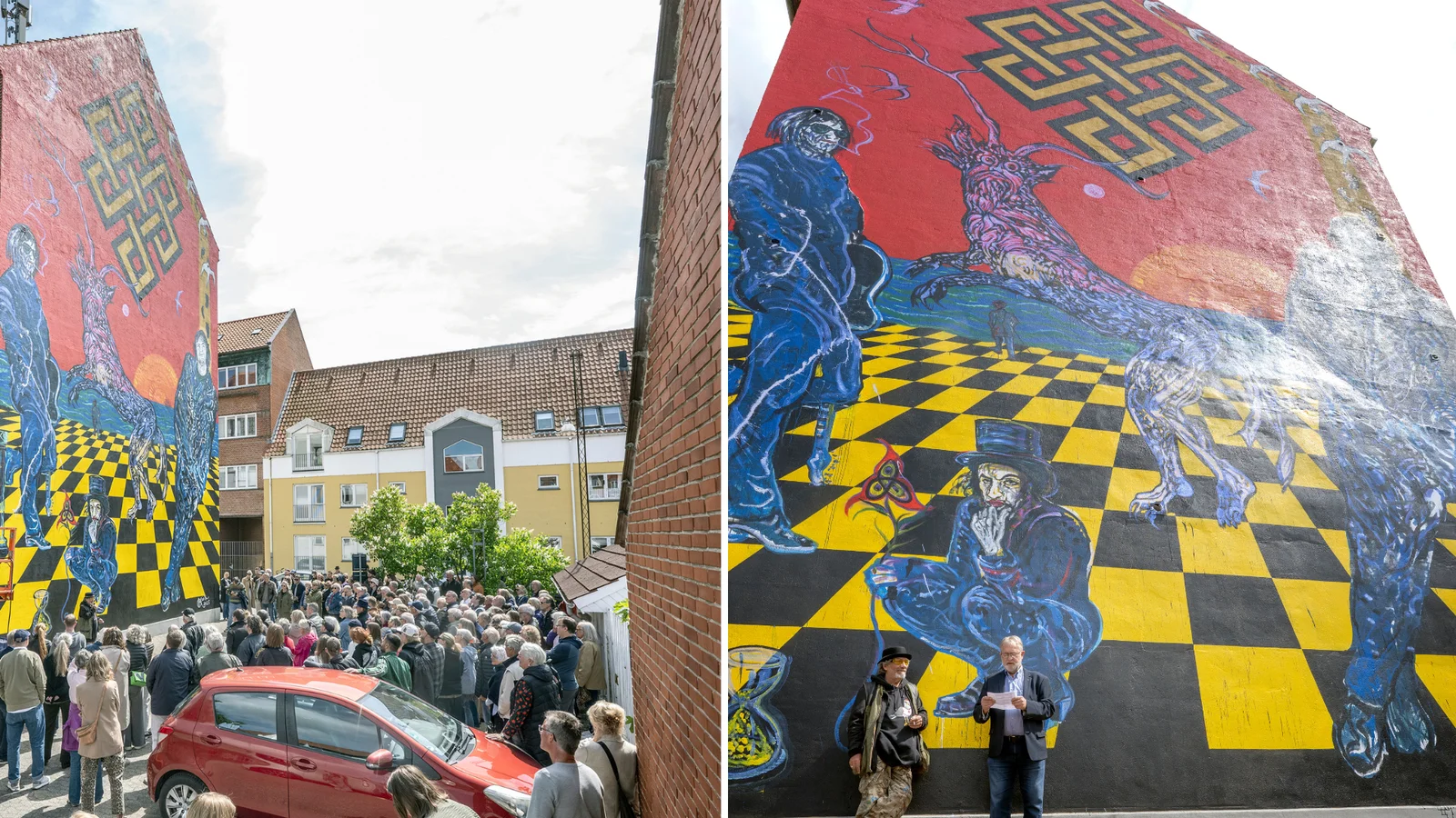 Nu har Esbjerg fået endnu en mur med en stærk historie