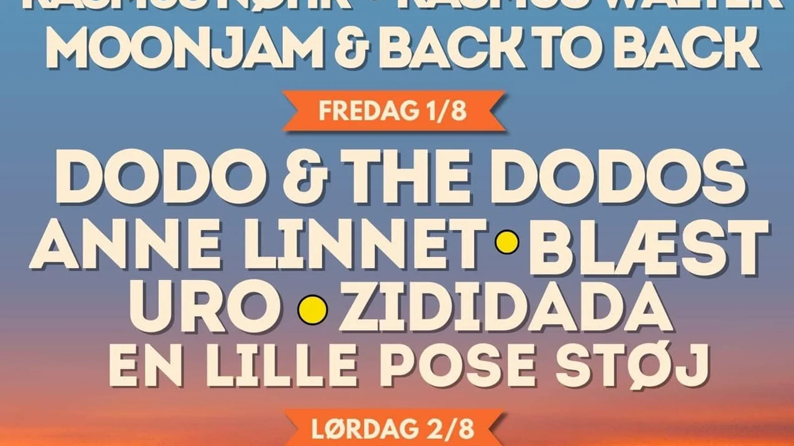 Årets Hansted Live plakat offentliggjort - billetsalget er startet