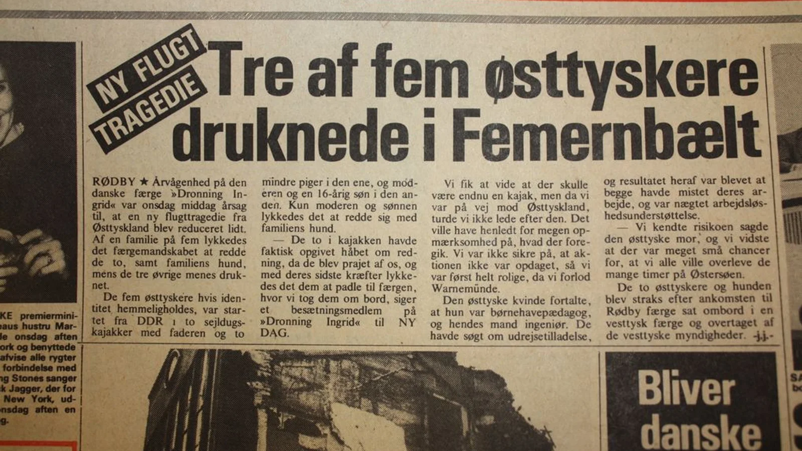 Flygtede til Danmark med livet som indsats...