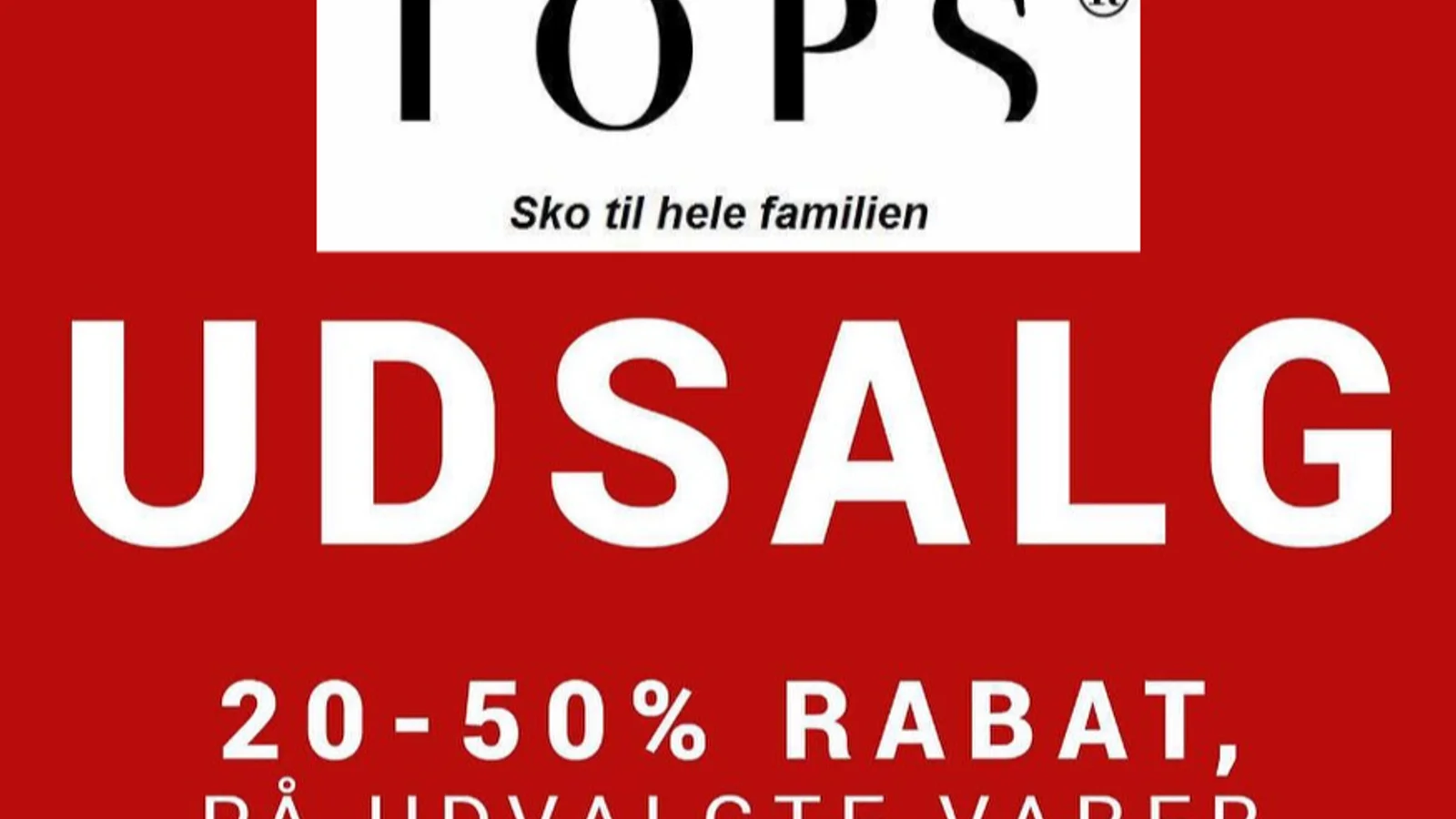 Kom til slutspurtsudsalg hos TOPS Nicoline Sko