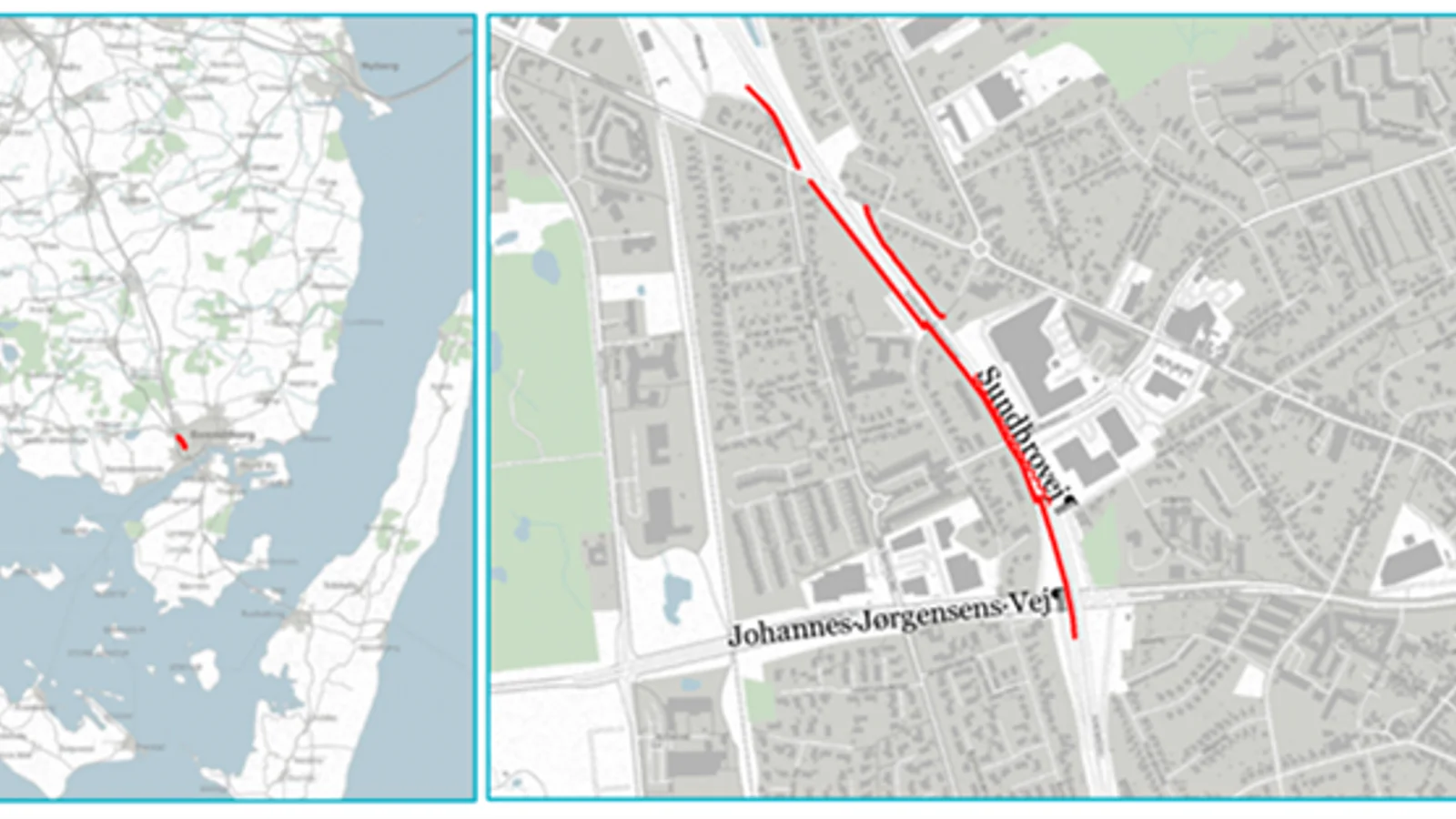 Nu kommer støjskærmen langs Sundbrovej i Svendborg