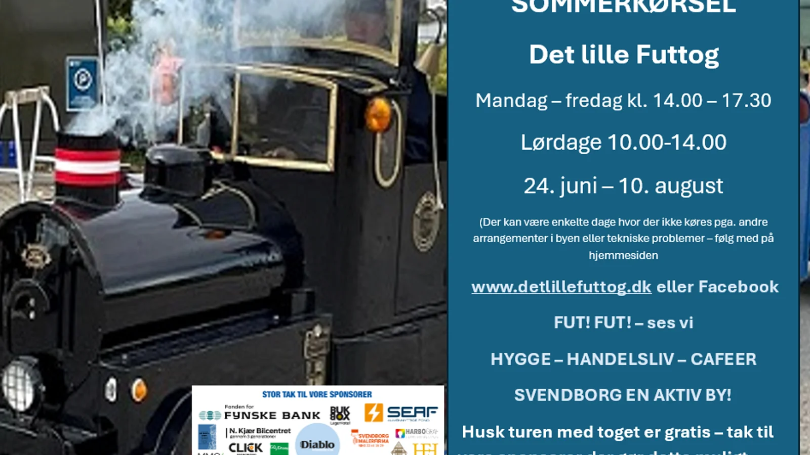 Stort ønske går i opfyldelse: Det lille Futtog får ny rute