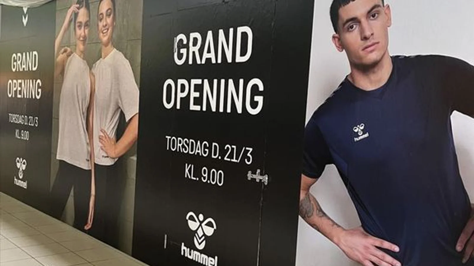 hummel udvider butiksnettet med åbning af ny brandstore i Rosengårdcentret
