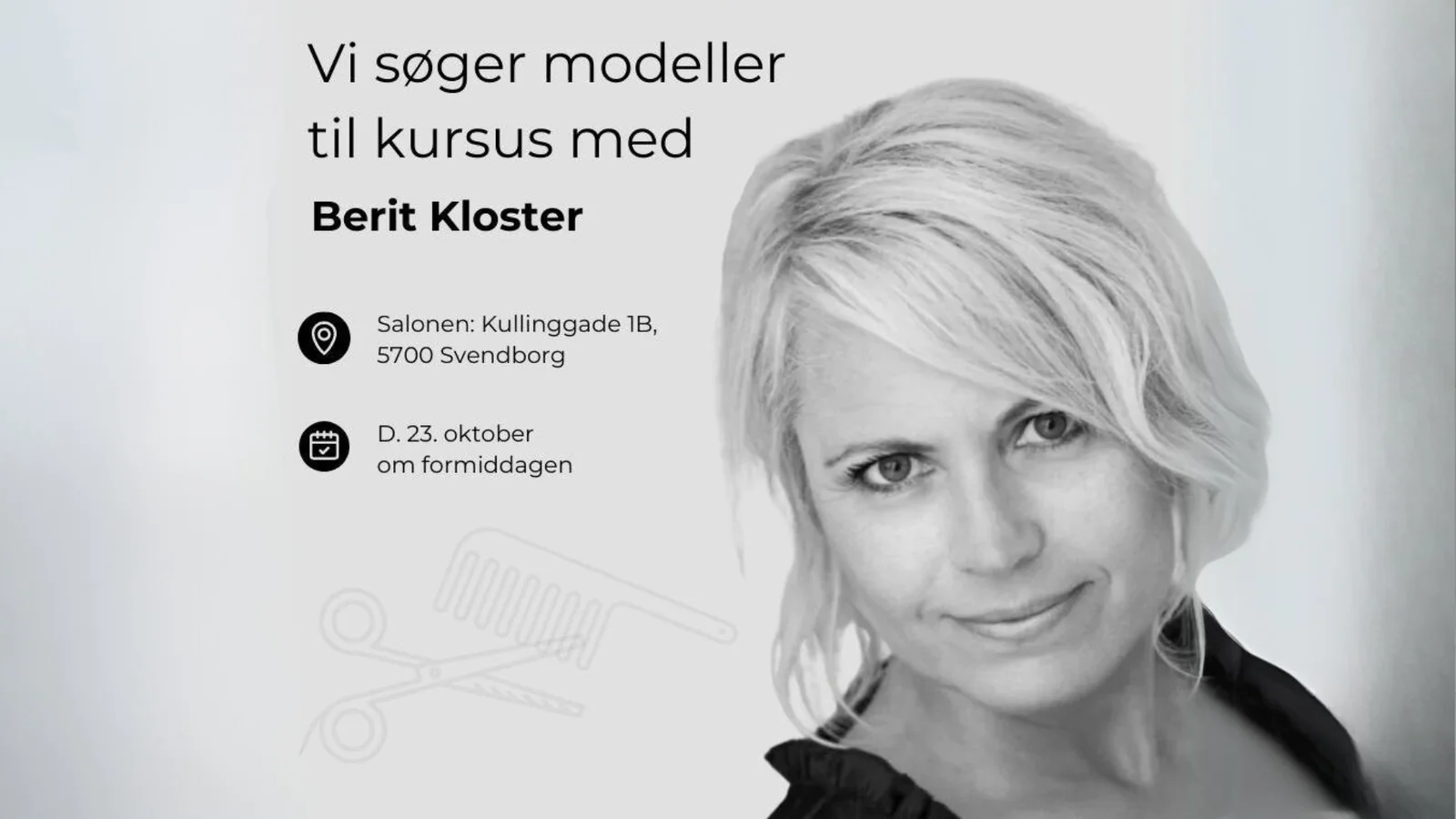 Hårsmedien søger hårmodeller til frisørkursus