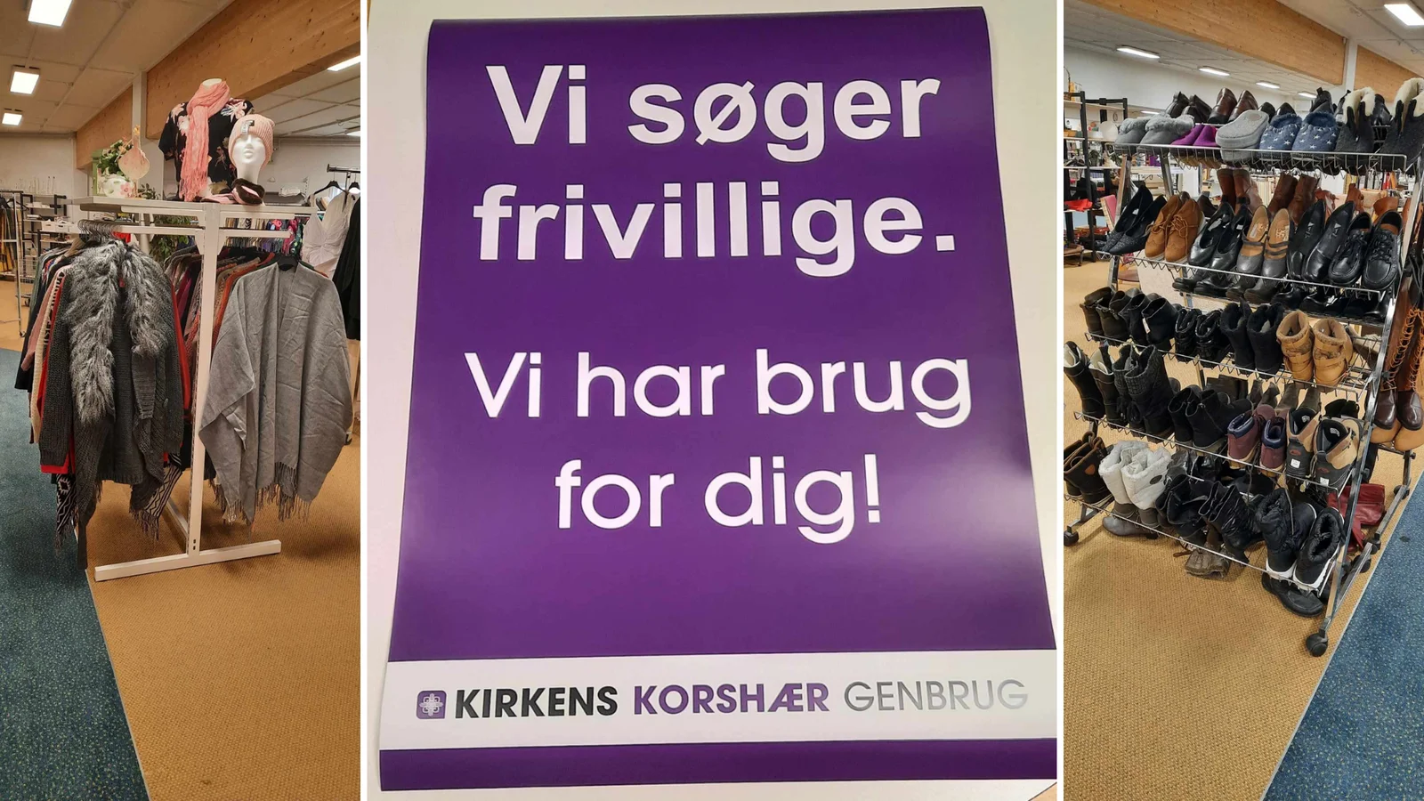 Gør en forskel: Bliv frivillig i Kirkens Korshær Genbrug Rudkøbing
