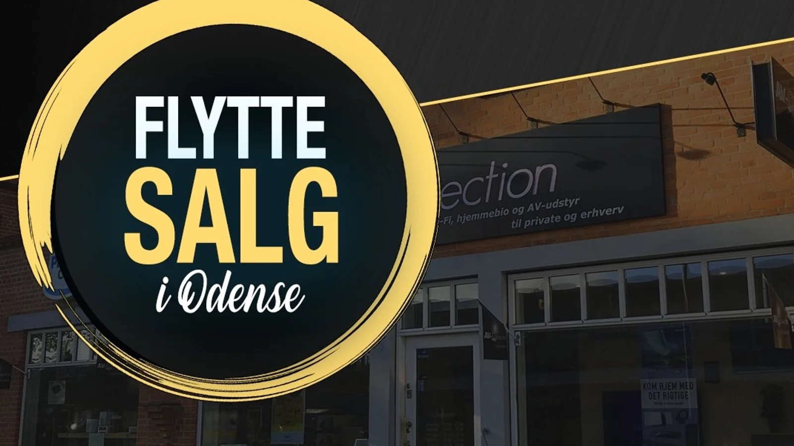 AV-Connection holder flyttesalg med store rabatter