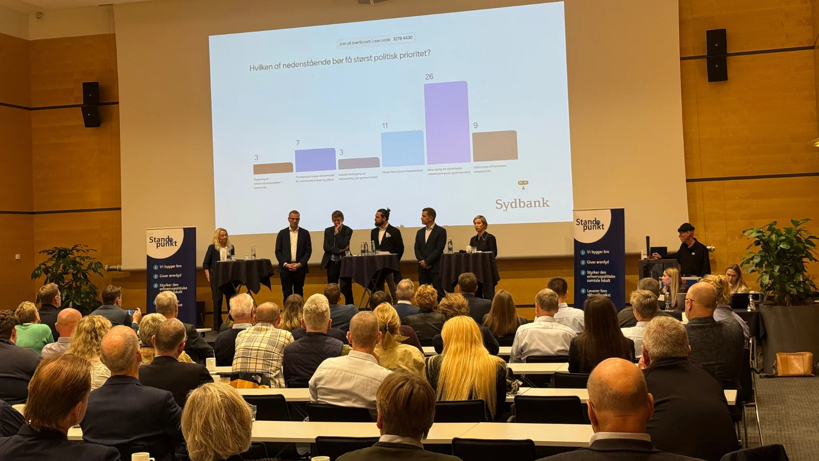 Svendborgs erhvervsliv satte dagsordenen ved stort debatmøde