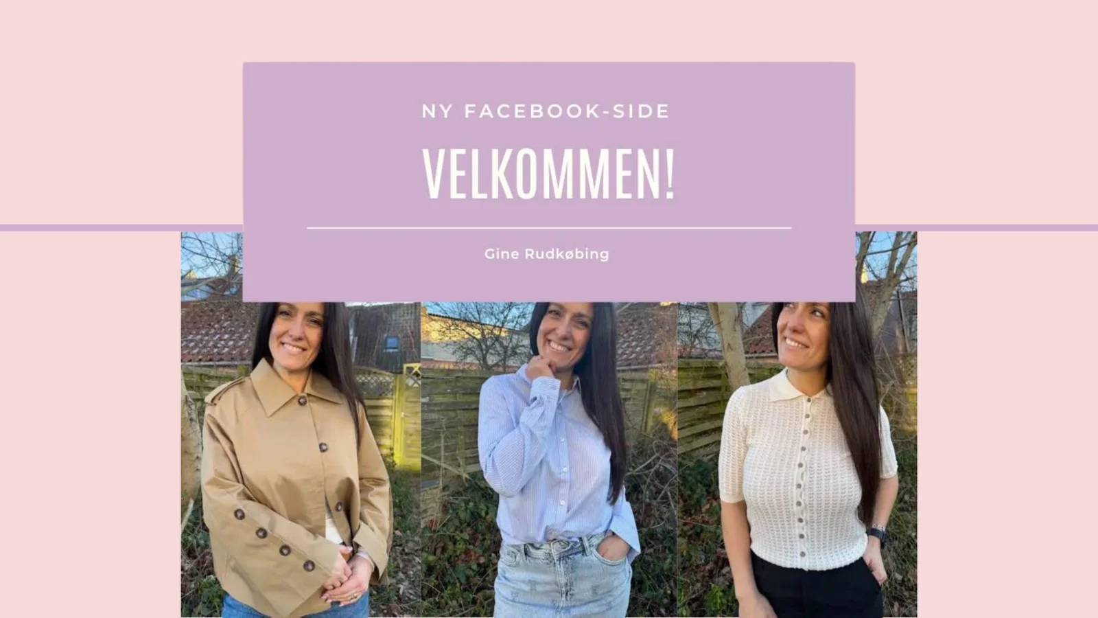 Gine Rudkøbing har fået ny facebook-side - følg med for inspiration og gode tilbud