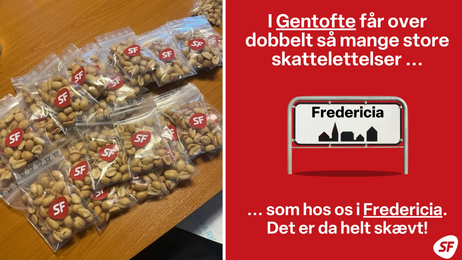 Peanuts eller champagne? Mød SF til en snak om skæve skattelettelser