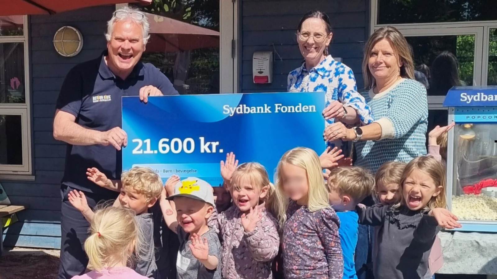 Børnehaver i Fredericia Kommune modtager Action Kids-donation til mere leg og bevægelse