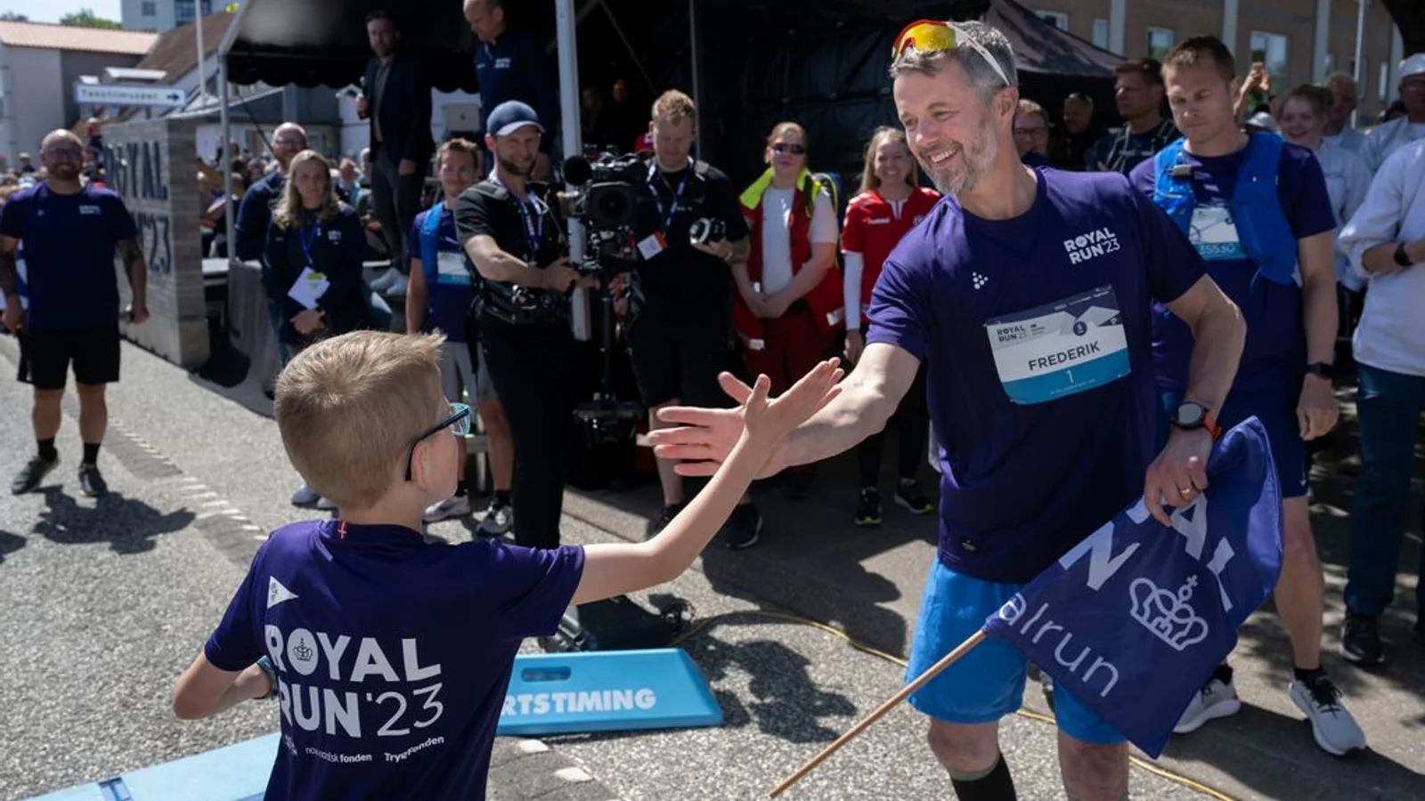 H.M. Kongen skyder årets motionsfest i gang i Fredericia