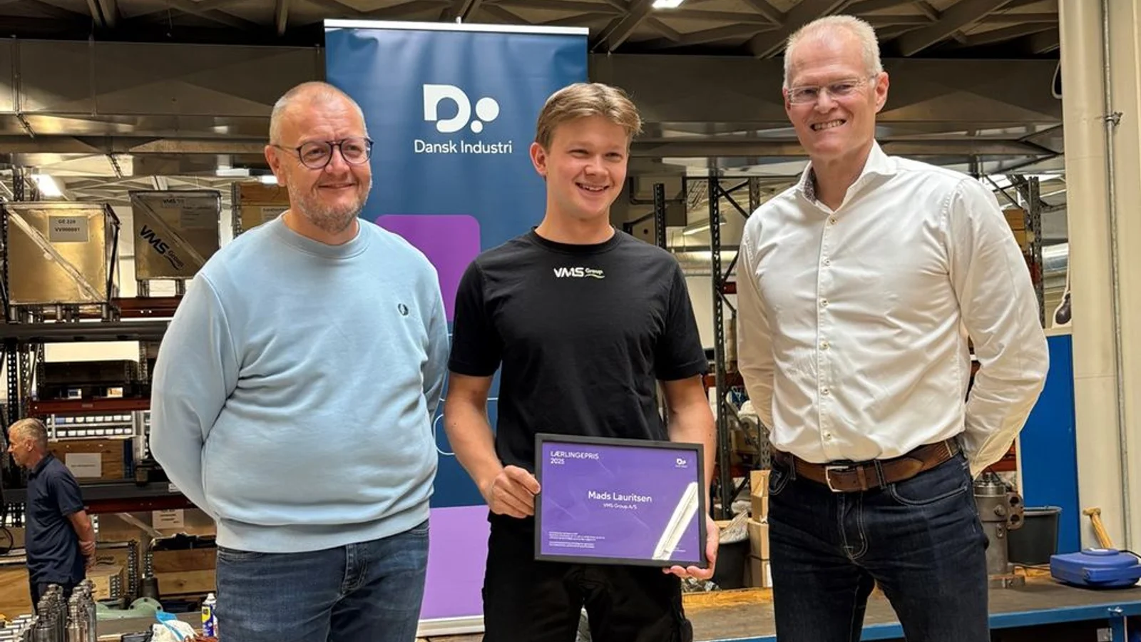 Mads fra VMS Group i Frederikshavn er kåret som årets lærling i Vendsyssel